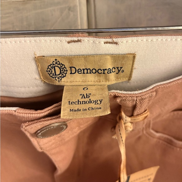 Democracy Ab Technology Umber Slim Straight Jeans Slimming Flattering Lifting - Picture 7 of 9